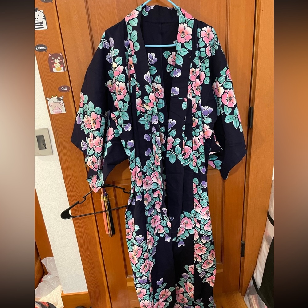 Traditional Japanese Yukata Summer Kimono